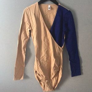 American Apparel Colorblock Bodysuit